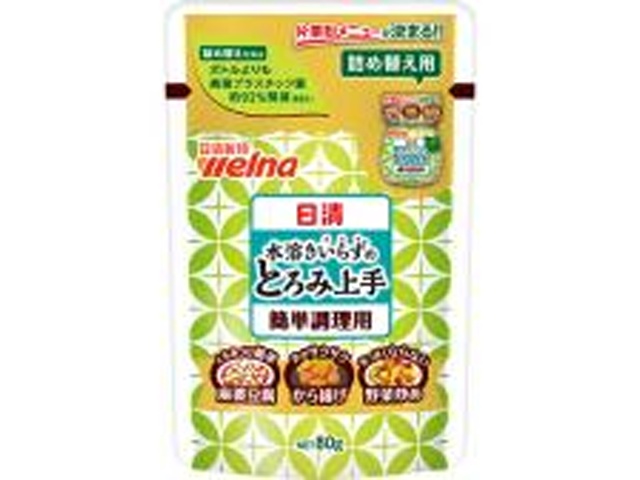 日清 水溶きいらずのとろみ上手詰め替え用 ８０ｇ □お取り寄せ品 【購入入数８０個】