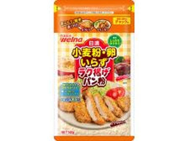 日清 小麦粉・卵いらずラク揚げパン粉 チャック付 □お取り寄せ品 【購入入数２０個】