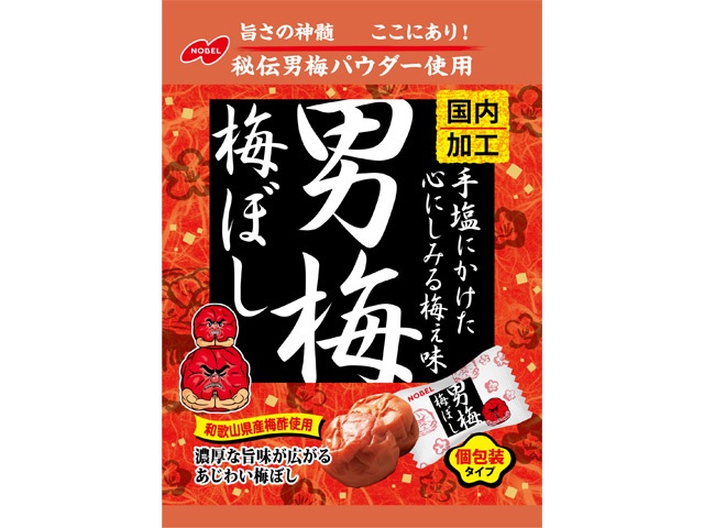 ノーベル 男梅梅ぼし ５２ｇ □お取り寄せ品 【購入入数６個】