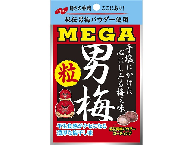 ノーベル メガ男梅粒 ３６ｇ □お取り寄せ品 【購入入数７２個】