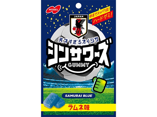 ノーベル シンサワーズグミ ラムネ味５０ｇ 【新商品 2/16 発売】 △ 【購入入数６個】