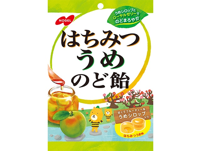 ノーベル はちみつうめのど飴 １１０ｇ □お取り寄せ品 【購入入数４８個】