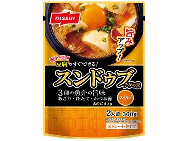 ニッスイ スンドゥブチゲの素マイルド ３００ｇ 【今月の特売 調味料】 【購入入数８個】