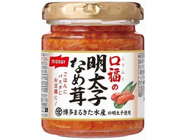 ニッスイ 口福の明太子なめ茸 ９０ｇ 【今月の特売 ビン・缶詰】 □お取り寄せ品 【購入入数２４個】