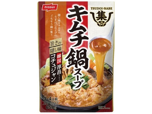 ニッスイ 集鍋キムチ鍋スープ ６５０ｇ  【購入入数１６個】