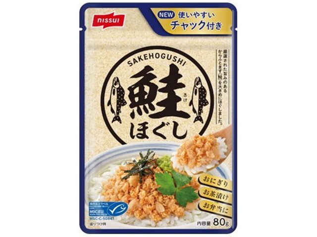 ニッスイ ＭＳＣ鮭ほぐし ８０ｇ □お取り寄せ品 【購入入数３２個】
