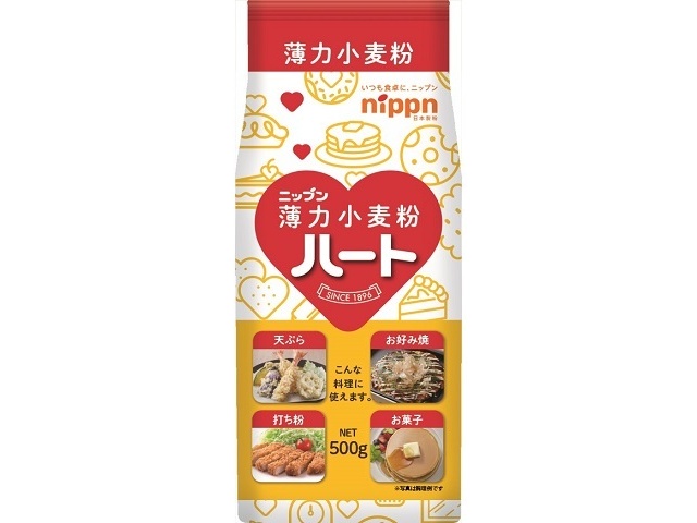 ニップン ハート小麦粉５００ｇ □お取り寄せ品 【購入入数２０個】