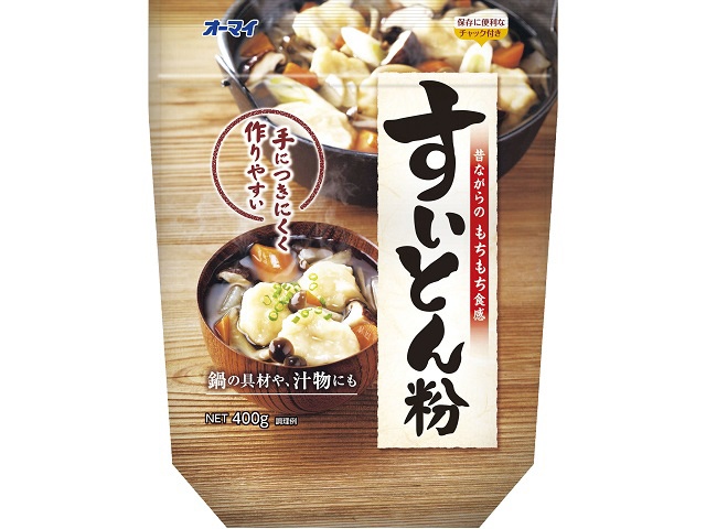 ?オーマイ すいとん粉 ４００ｇ □お取り寄せ品 【購入入数１２個】
