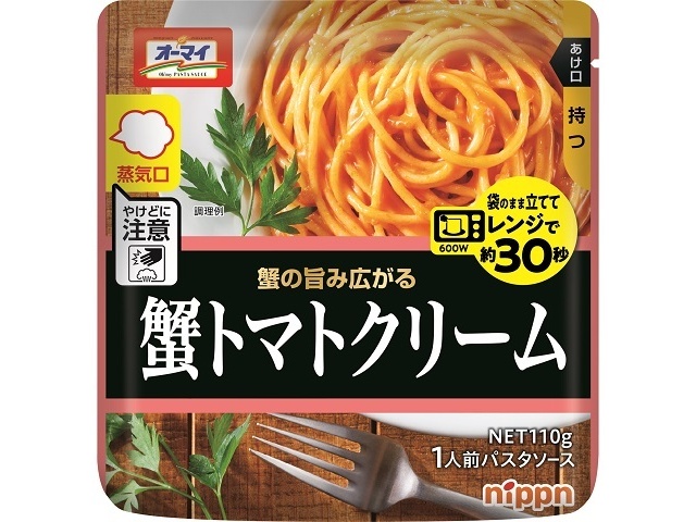 ニップン レンジで蟹トマトクリーム １１０ｇ □お取り寄せ品 【購入入数１２個】