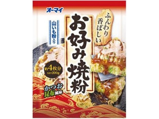オーマイ お好み焼粉 ２００ｇ □お取り寄せ品 【購入入数３０個】