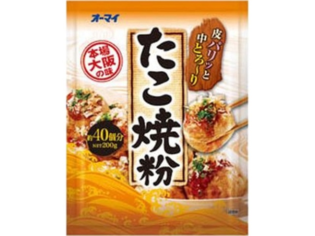 オーマイ たこ焼き粉 ２００ｇ □お取り寄せ品 【購入入数３０個】
