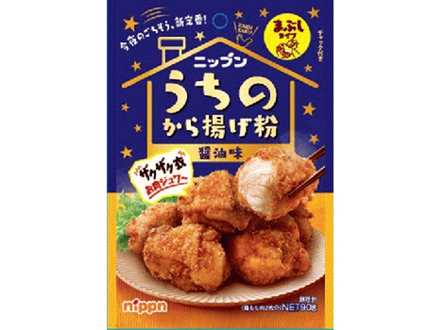 ニップン うちの唐揚げ粉 醤油味９０ｇ □お取り寄せ品 【購入入数４０個】