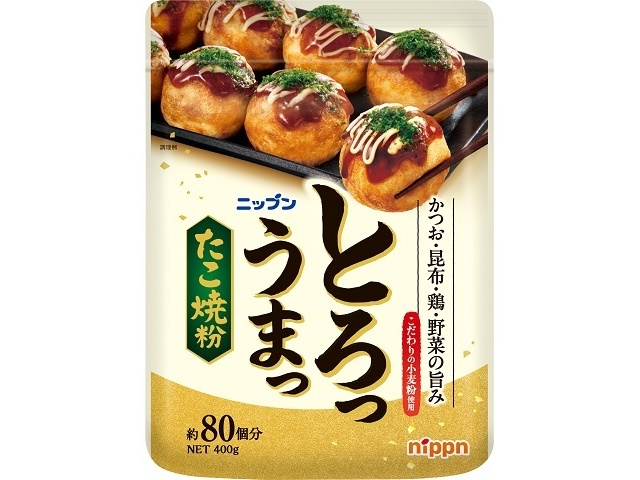 ニップン とろっうまったこ焼粉４００ｇ □お取り寄せ品 【購入入数１０個】