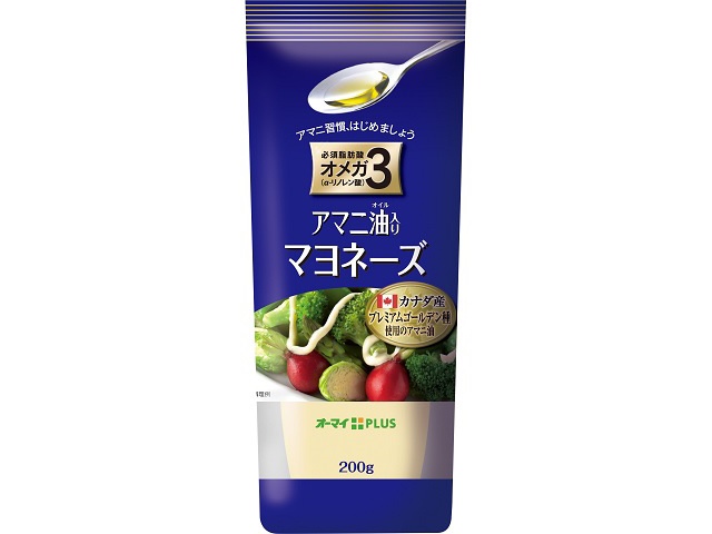 オーマイ アマニマヨネーズ ２００ｇ □お取り寄せ品 【購入入数２４個】
