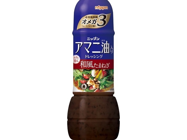 ニップン アマニ油入りドレ和風たまねぎ３００ｍｌ □お取り寄せ品 【購入入数２４個】