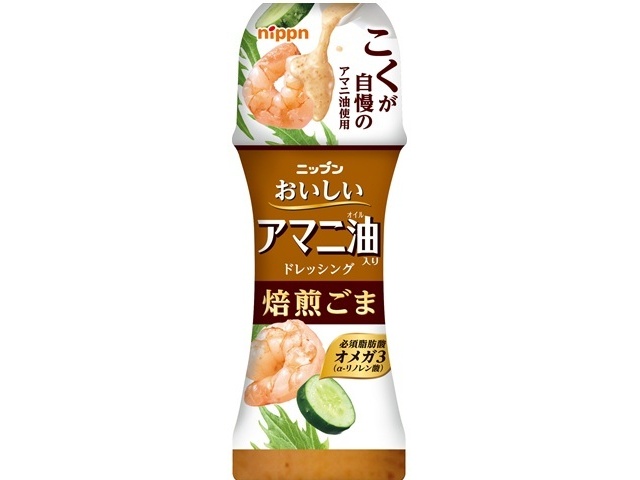 ニップン アマニ油入りドレ焙煎ごま １５０ｍｌ □お取り寄せ品 【購入入数２４個】