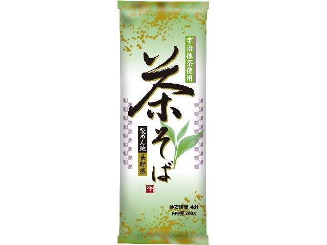 ニップン 宇治抹茶入り茶そば２００ｇ  【購入入数２０個】