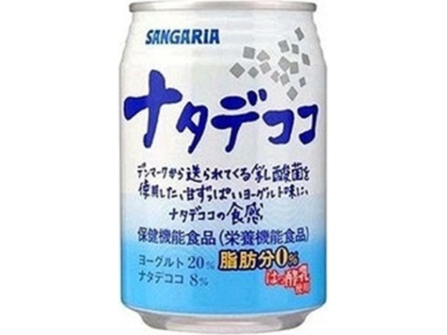 サンガリア ナタデココ 缶２８０ｇ △ 【購入入数２４個】