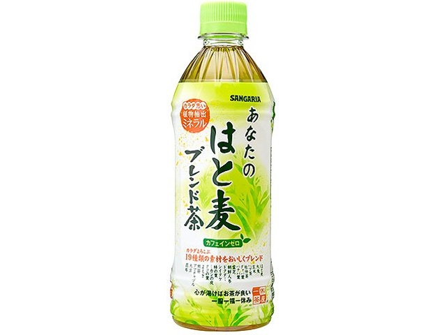 サンガリア あなたのはと麦ブレンド茶 Ｐ５００ｍｌ □お取り寄せ品 【購入入数２４個】