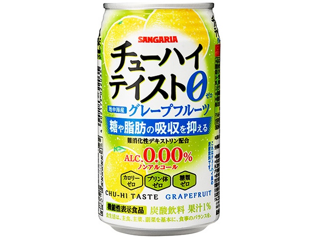 サンガリア チューハイテイストＧＦ缶３５０ｇ □お取り寄せ品 【購入入数２４個】