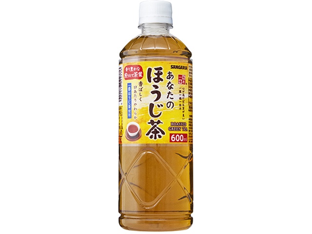 サンガリア あなたのほうじ茶 Ｐ６００ｍｌ △ 【購入入数２４個】