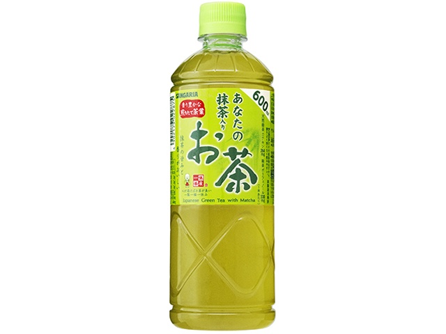 サンガリア あなたの抹茶入りお茶Ｐ６００ｍｌ △ 【購入入数２４個】