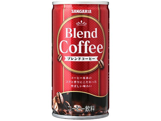 サンガリア ブレンドコーヒー １８５ｇ △ 【購入入数３０個】
