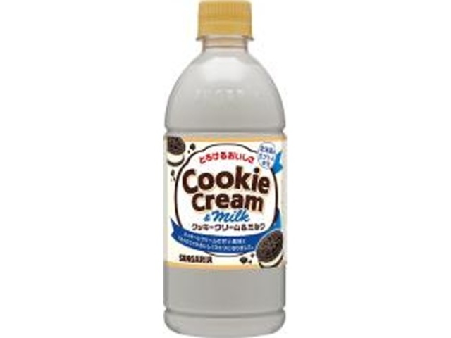 サンガリア クッキークリーム＆ミルク Ｐ５００ｍｌ △ 【購入入数２４個】
