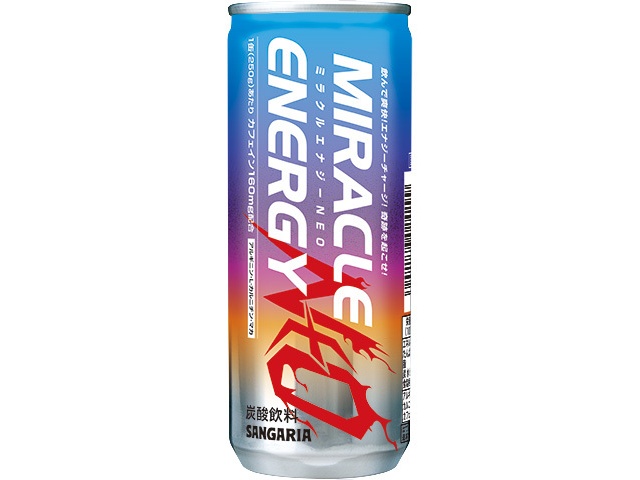 サンガリア ミラクルエナジーＮＥＯ 缶２５０ｇ △ 【購入入数３０個】