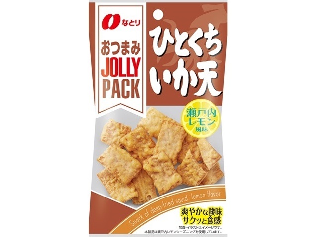 なとり ＪＰひとくちいか天 瀬戸内レモン風味１４ｇ △ 【購入入数１０個】