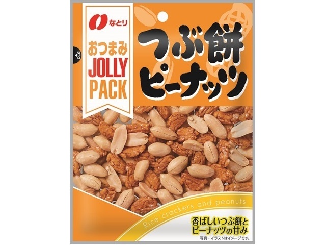 なとり ＪＰつぶ餅ピーナッツ ７２ｇ △ 【購入入数１０個】