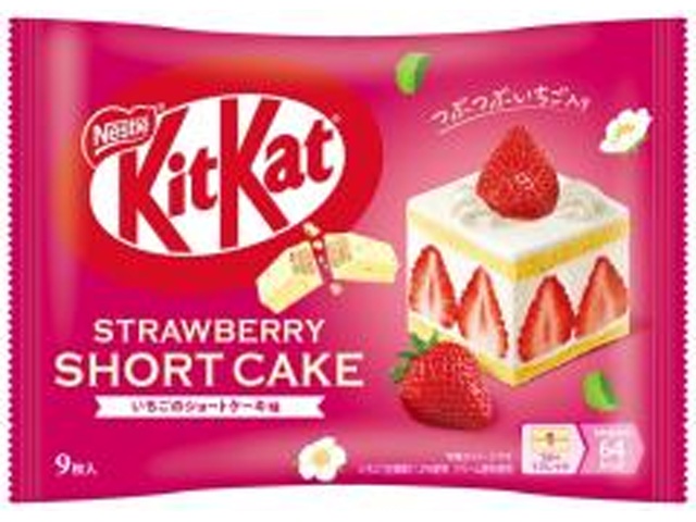 キットカット いちごのショートケーキ味９枚 【新商品 1/ 発売】【数量限定】 □お取り寄せ品 【購入入数２４個】