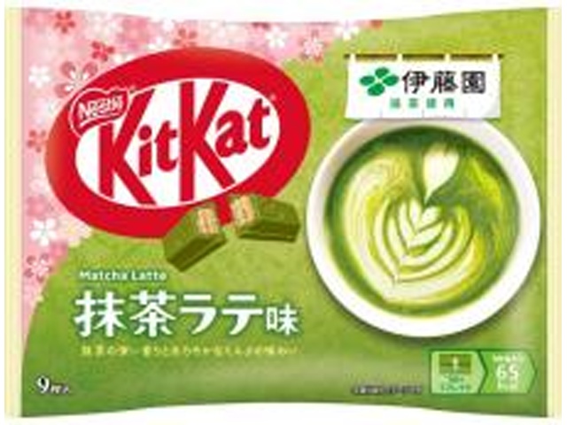 キットカット 伊藤園抹茶ラテ味９枚 【新商品 2/ 発売】【数量限定】 □お取り寄せ品 【購入入数２４個】