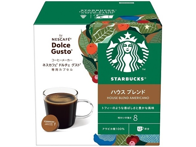 スターバックス ハウスＮＤＧ専用カプセル１２Ｐ □お取り寄せ品 【購入入数３個】