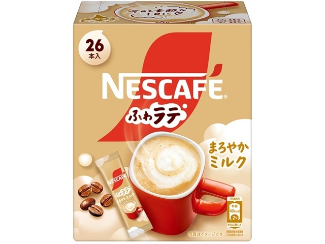 ネスレ エクセラ ふわラテ まろやかミルク２６Ｐ 【今月の特売 嗜好飲料】 □お取り寄せ品 【購入入数１２個】