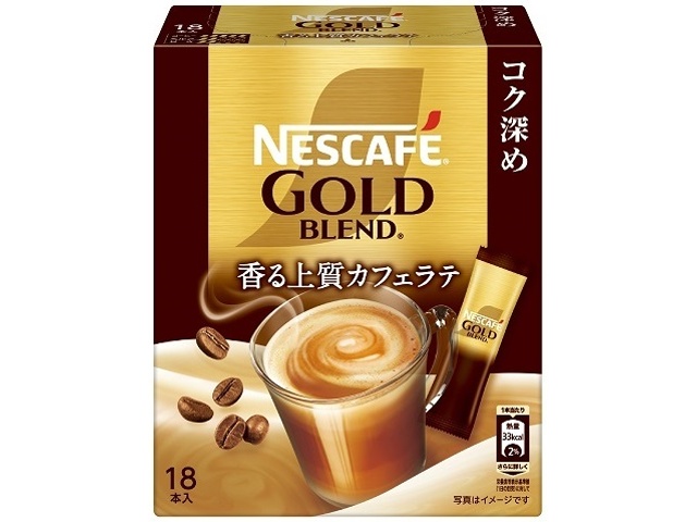 ネスカフェ ゴールドコク深め 上質カフェラテ１８Ｐ □お取り寄せ品 【購入入数１２個】