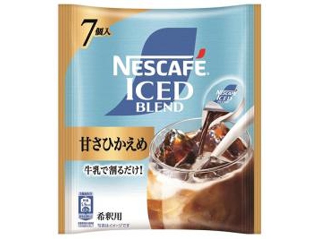 ネスカフェ アイスブレンド 甘さひかえめ７個 【新商品 3/1 発売】 【今月の特売 嗜好飲料】 □お取り寄せ品 【購入入数２４個】