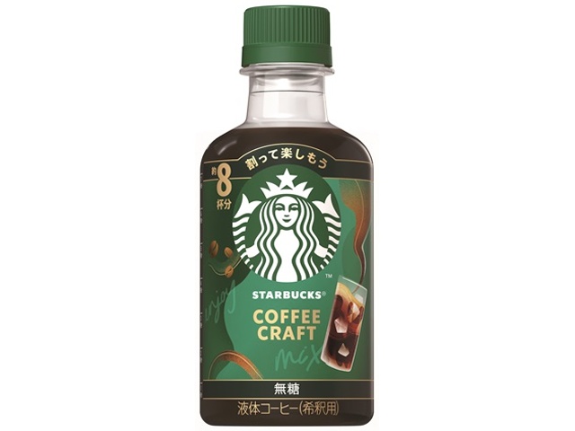 スタバ コーヒークラフト無糖 Ｐ２６０ｍｌ 【新商品 3/1 発売】 □お取り寄せ品 【購入入数１２個】