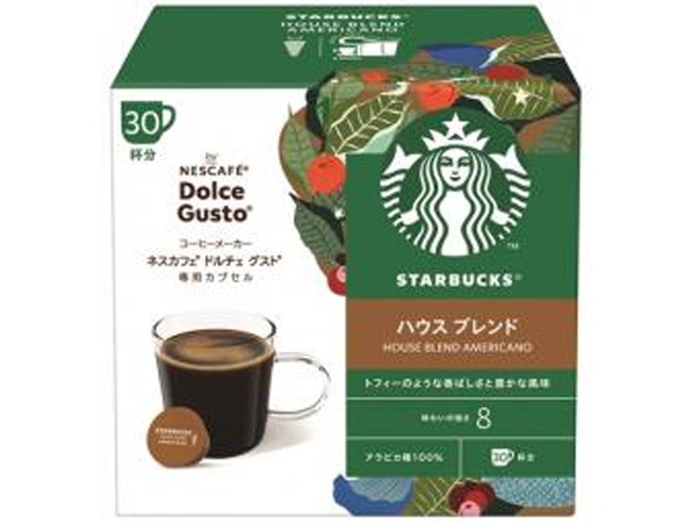 スタバ ハウスブレンドドルチェカプセル ３０Ｐ 【新商品 3/1 発売】 □お取り寄せ品 【購入入数３個】