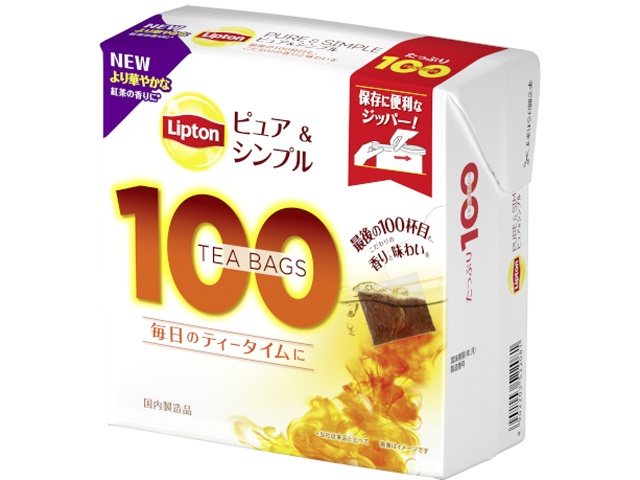 リプトン ピュア＆シンプ１００Ｐ △ 【購入入数６個】