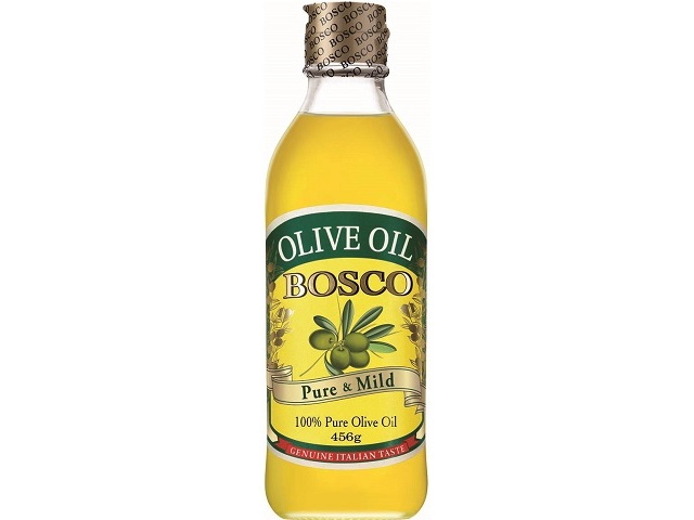 ボスコ オリーブオイルピュア４５６ｇ （入荷までお時間がかかります） △ 【購入入数１２個】