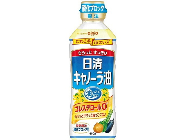 日清 キャノーラ油 ４００ｇ □お取り寄せ品 【購入入数１０個】