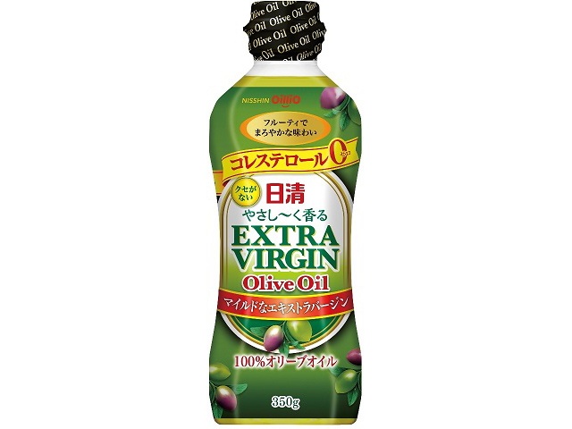 日清 やさし～く香るＥＸＶオリーブ ３５０ｇ □お取り寄せ品 【購入入数２０個】