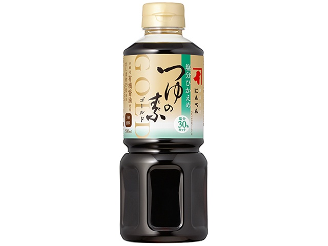 にんべん 塩分ひかえめつゆの素ゴールド５００ｍｌ □お取り寄せ品 【購入入数１２個】
