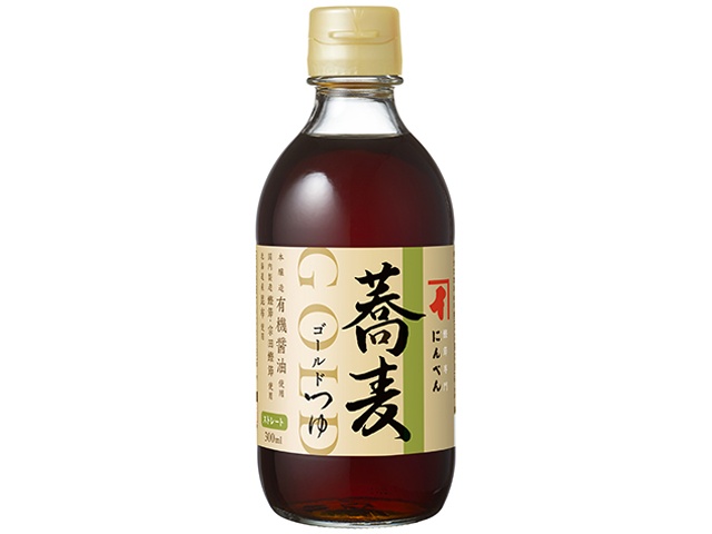 にんべん ゴールドつゆ 蕎麦３００ｍｌ 【今月の特売 調味料】 □お取り寄せ品 【購入入数１２個】