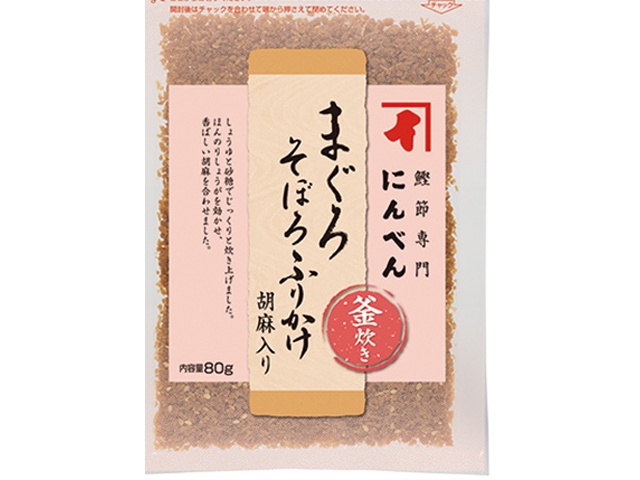 にんべん まぐろそぼろふりかけ胡麻入り ８０ｇ 【今月の特売 乾物】 □お取り寄せ品 【購入入数４０個】