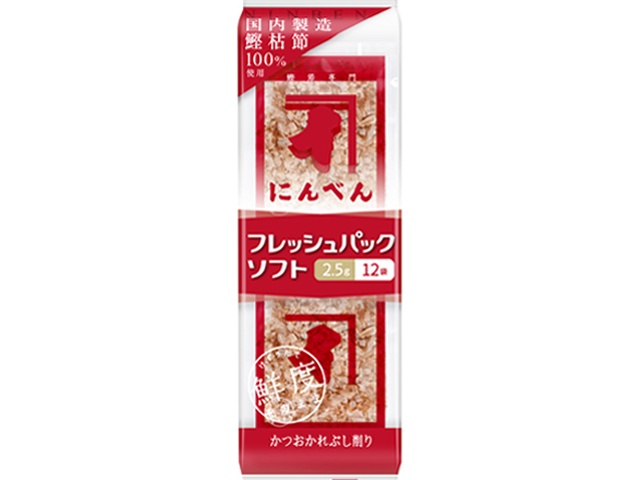 にんべん フレッシュパックソフト２．５ｇ×１２袋 □お取り寄せ品 【購入入数１０個】
