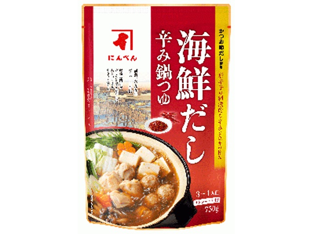 にんべん 海鮮だし辛み鍋つゆ ７５０ｇ 【今月の特売 調味料】 【購入入数１２個】