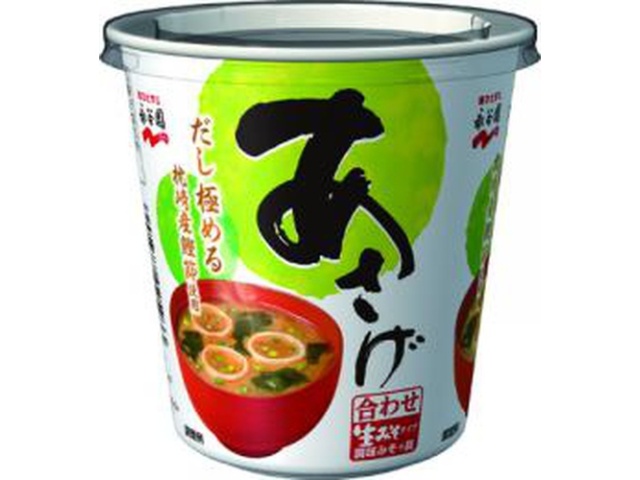 永谷園 カップ入生みそタイプみそ汁 あさげ △ 【購入入数６個】