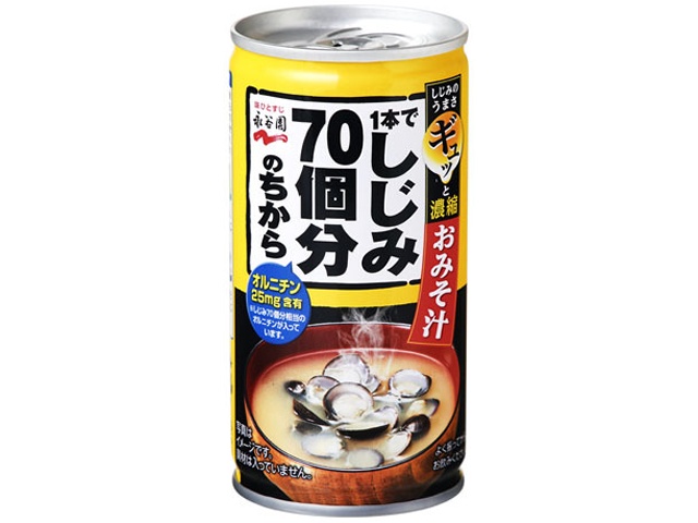 永谷園 しじみ７０個のちから缶みそ汁缶１９０ｇ △ 【購入入数３０個】